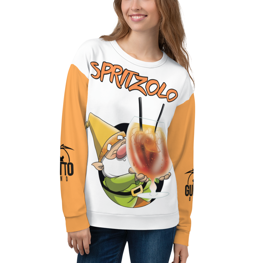 Felpa unisex Uomo/Donna SPRITZOLO NEW - Gufetto Brand 