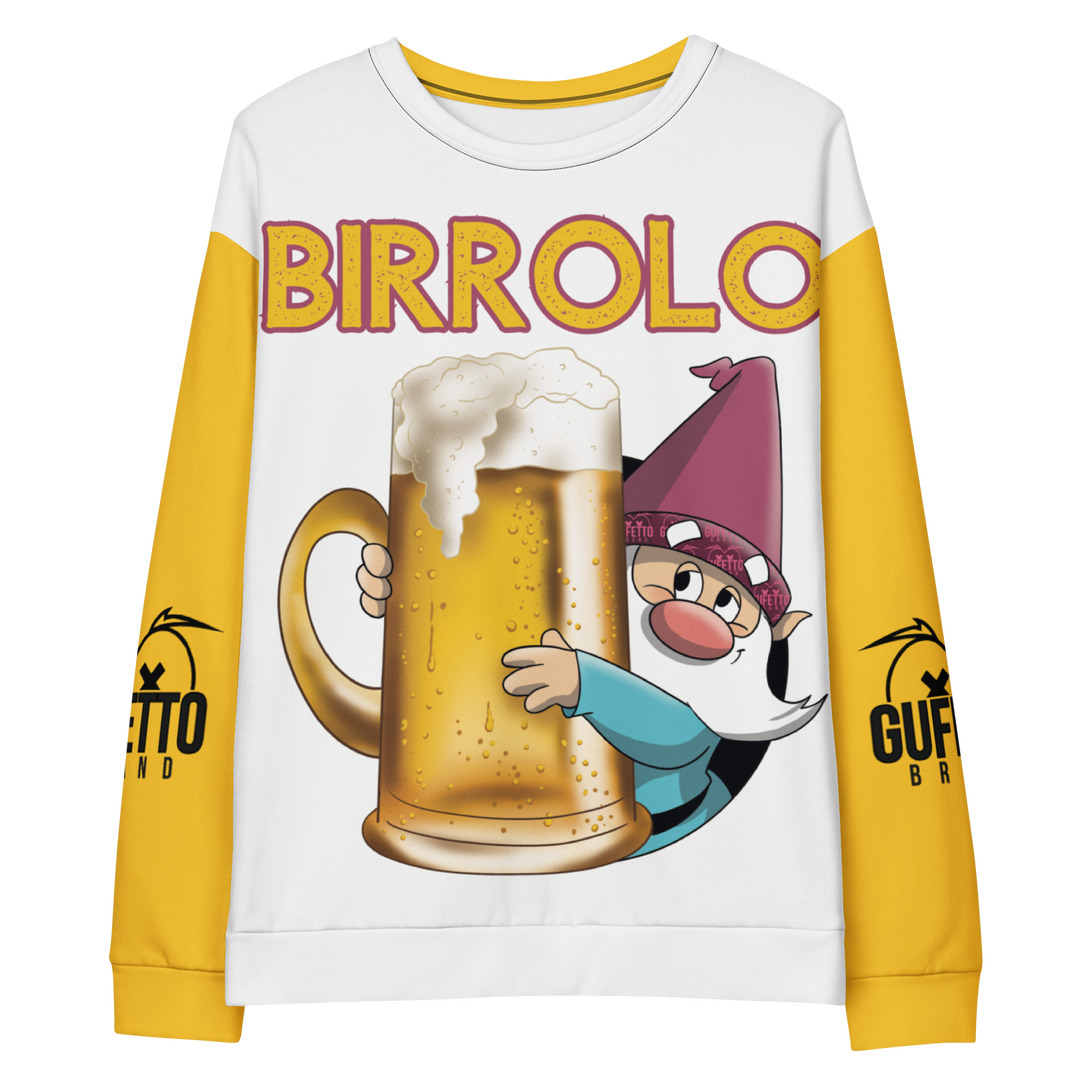 Felpa unisex Uomo/Donna BIRROLO NEW - Gufetto Brand 