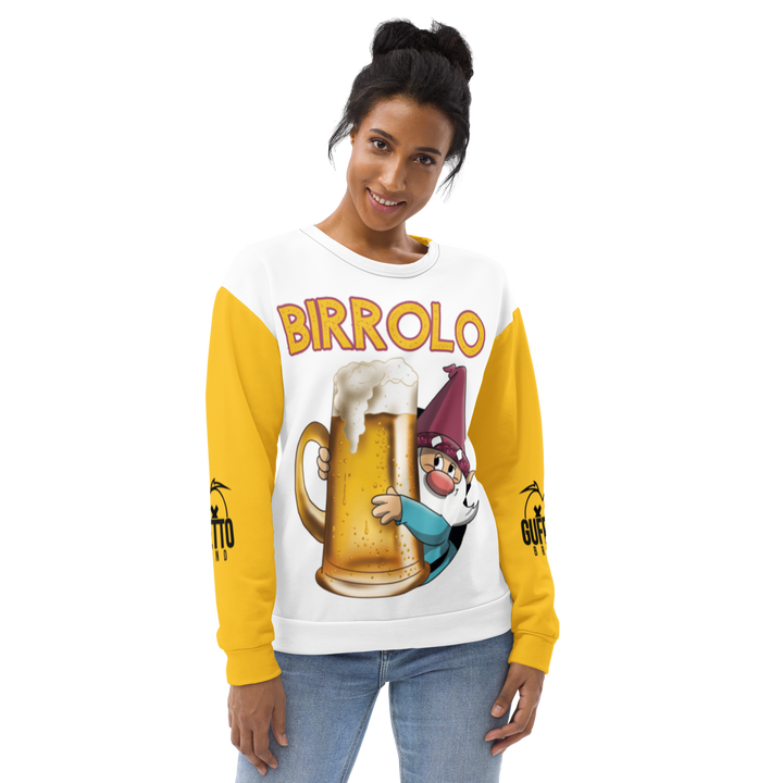 Felpa unisex Uomo/Donna BIRROLO NEW - Gufetto Brand 