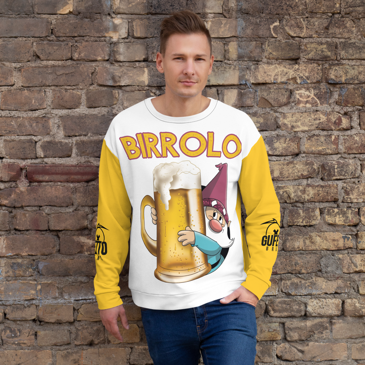 Felpa unisex Uomo/Donna BIRROLO NEW - Gufetto Brand 