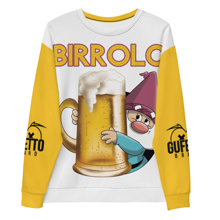 Felpa unisex Uomo/Donna BIRROLO NEW - Gufetto Brand 
