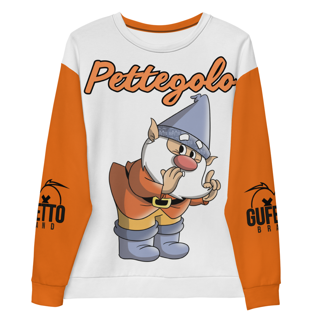 Felpa unisex Uomo/Donna PETTEGOLO - Gufetto Brand 