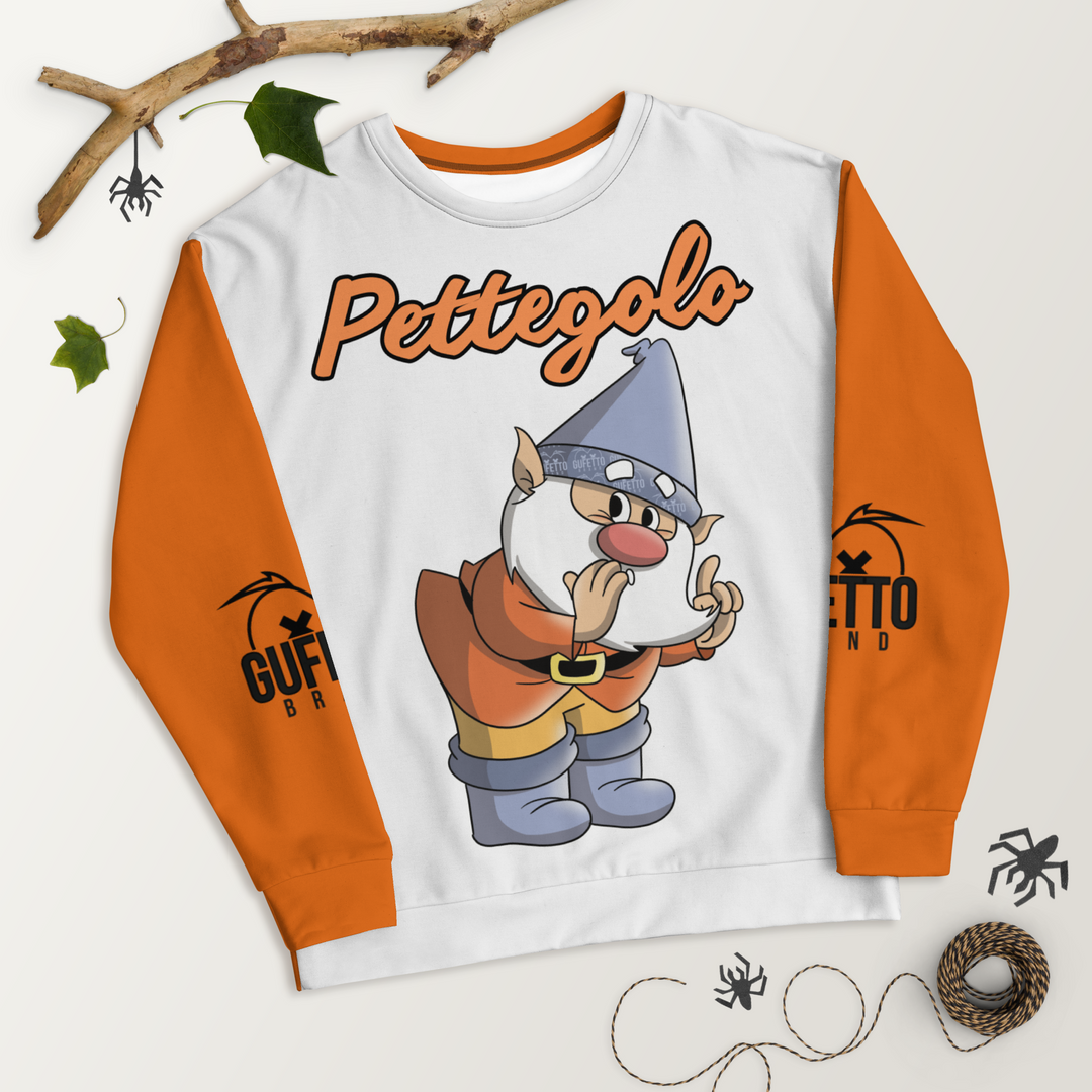 Felpa unisex Uomo/Donna PETTEGOLO - Gufetto Brand 