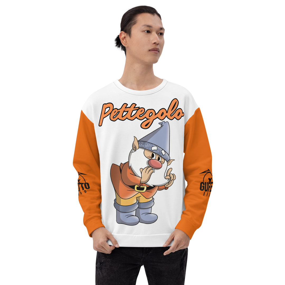 Felpa unisex Uomo/Donna PETTEGOLO - Gufetto Brand 