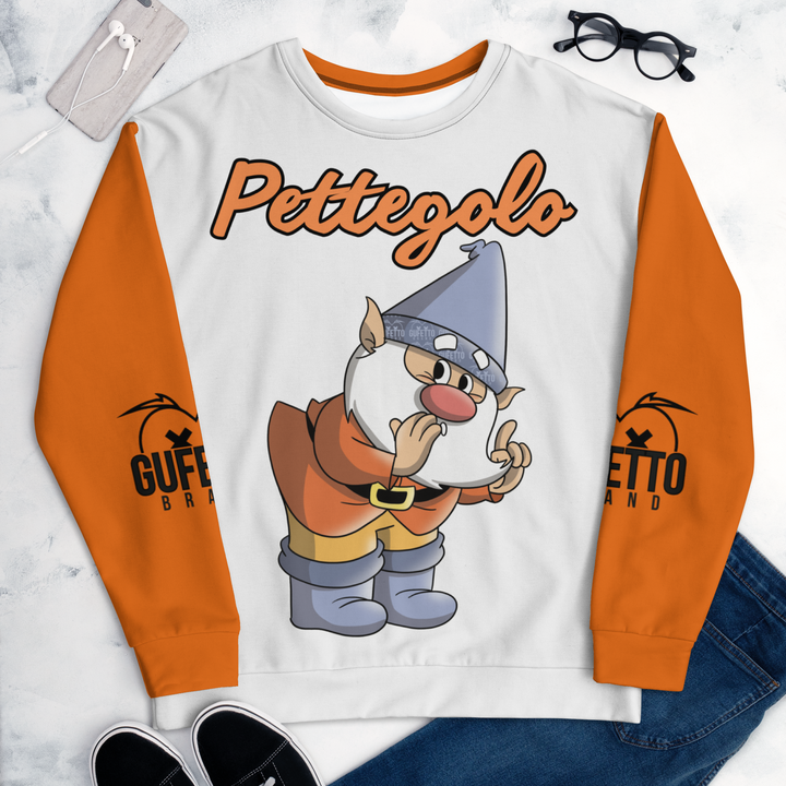 Felpa unisex Uomo/Donna PETTEGOLO - Gufetto Brand 