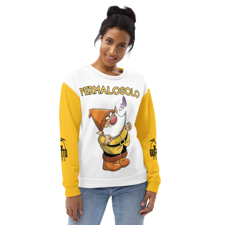 Felpa unisex Uomo/Donna PERMALOSOLO - Gufetto Brand 