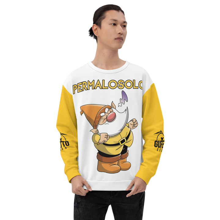 Felpa unisex Uomo/Donna PERMALOSOLO - Gufetto Brand 