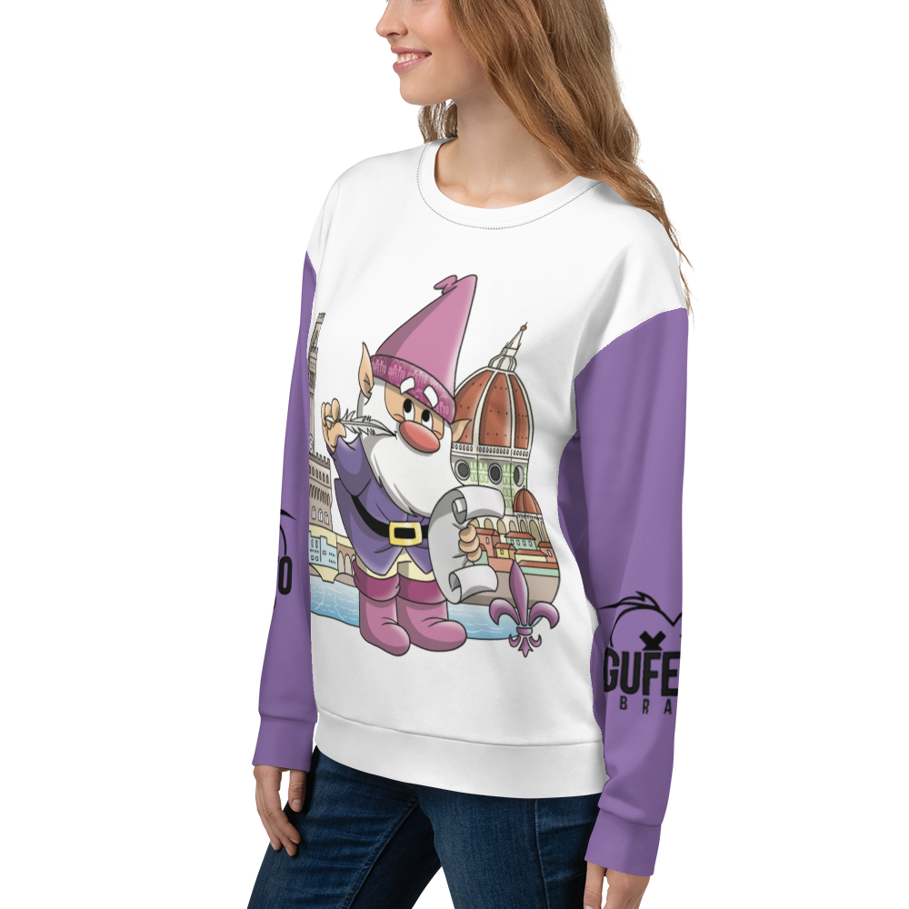 Felpa unisex Uomo/Donna FIRENZOLO - Gufetto Brand 