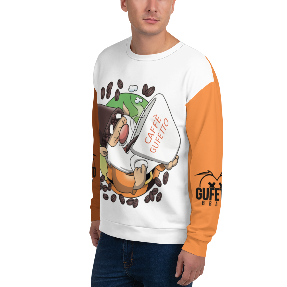 Felpa unisex Uomo/Donna CAFFEOLO 2 - Gufetto Brand 