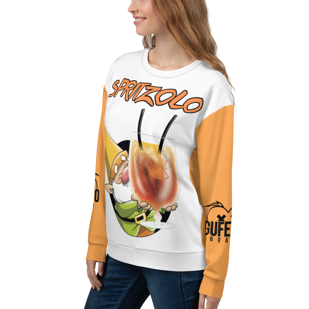 Felpa unisex Uomo/Donna SPRITZOLO NEW - Gufetto Brand 