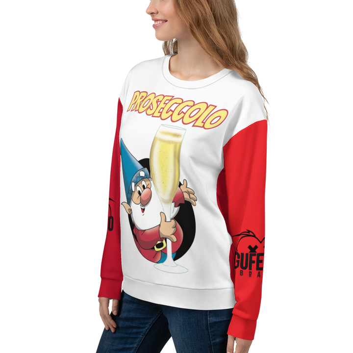 Felpa unisex Uomo/Donna PROSECCOLO NEW - Gufetto Brand 