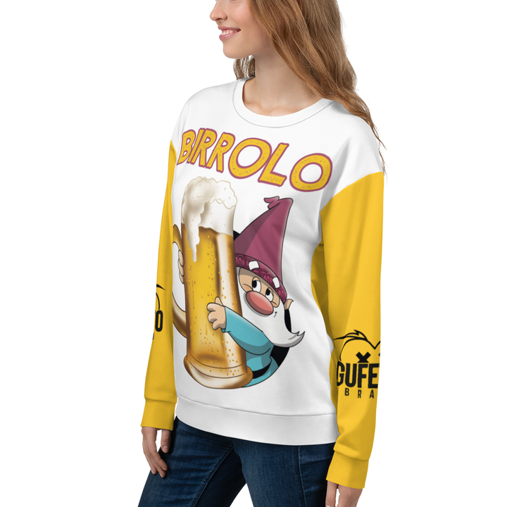 Felpa unisex Uomo/Donna BIRROLO NEW - Gufetto Brand 