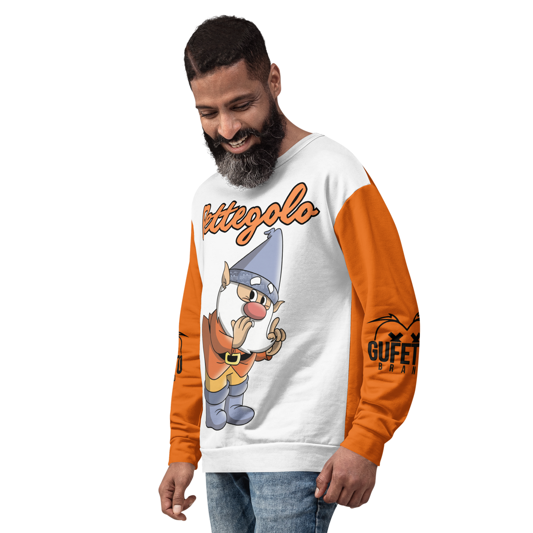 Felpa unisex Uomo/Donna PETTEGOLO - Gufetto Brand 