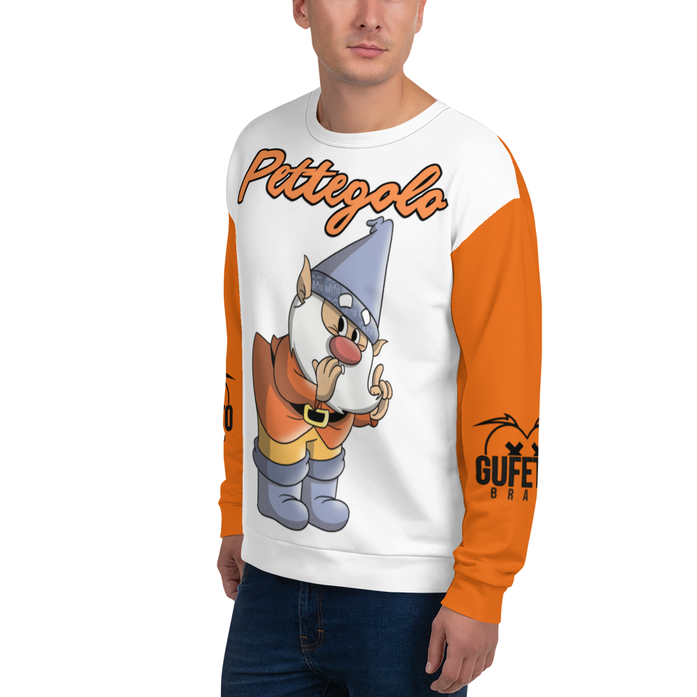 Felpa unisex Uomo/Donna PETTEGOLO - Gufetto Brand 