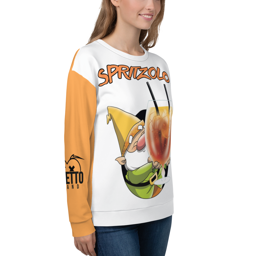 Felpa unisex Uomo/Donna SPRITZOLO NEW - Gufetto Brand 