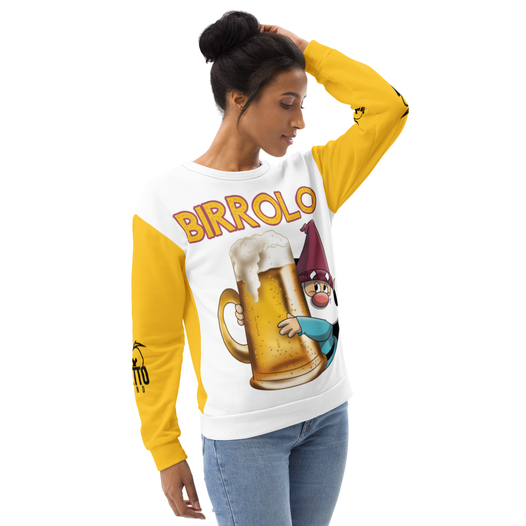Felpa unisex Uomo/Donna BIRROLO NEW - Gufetto Brand 