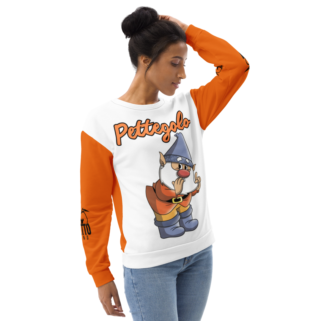 Felpa unisex Uomo/Donna PETTEGOLO - Gufetto Brand 