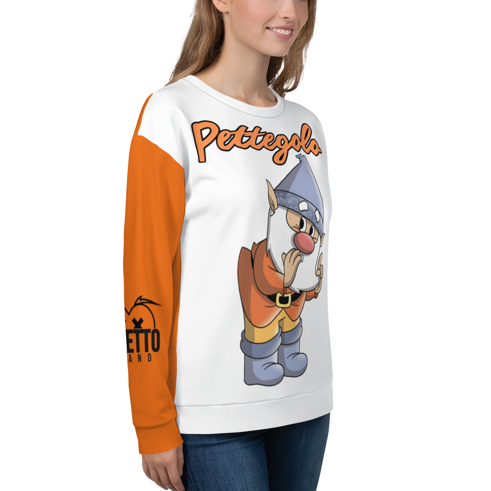 Felpa unisex Uomo/Donna PETTEGOLO - Gufetto Brand 