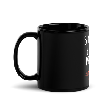 Tazza nera lucida 5 Minuti
