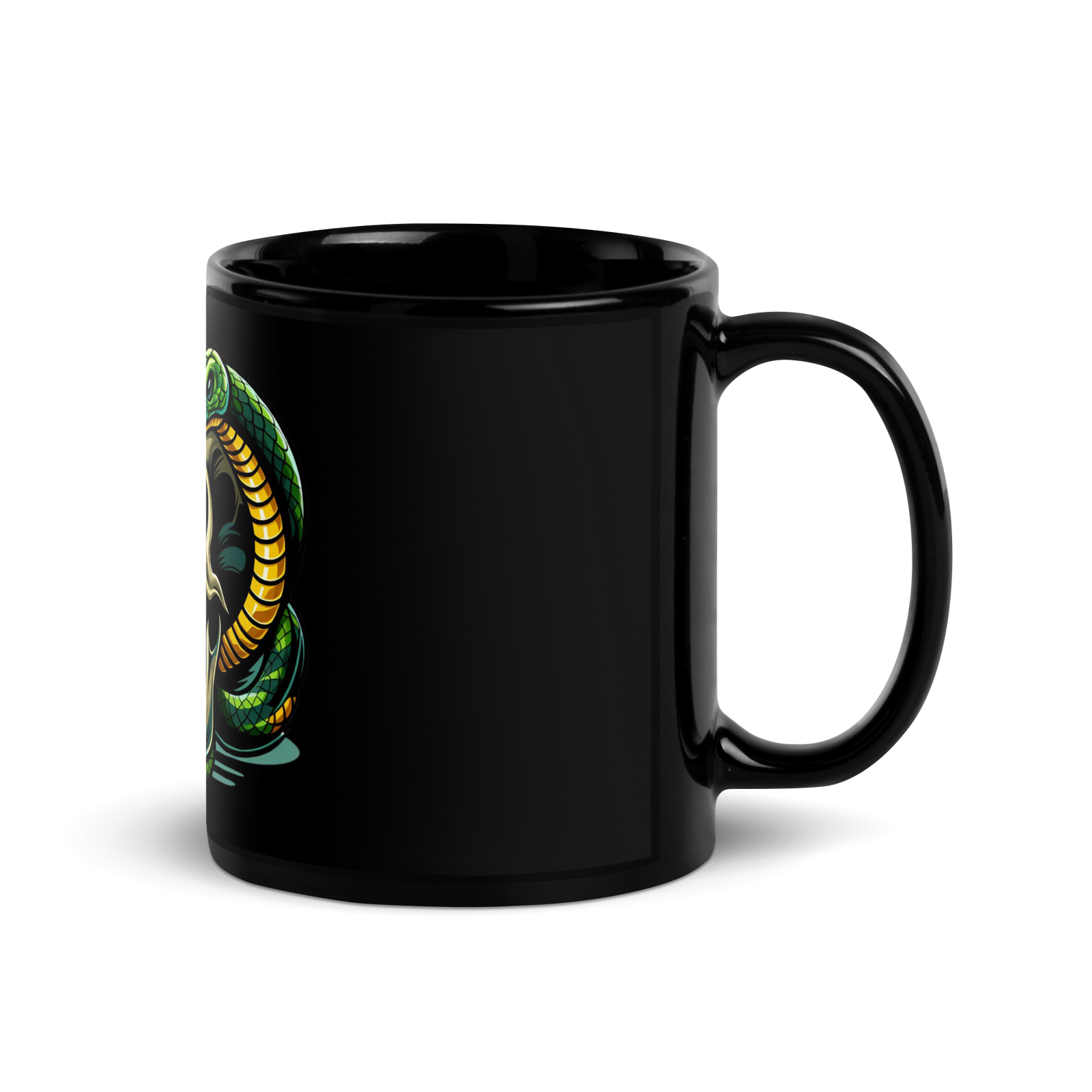 Tazza nera lucida SKULL DARK - Gufetto Brand 