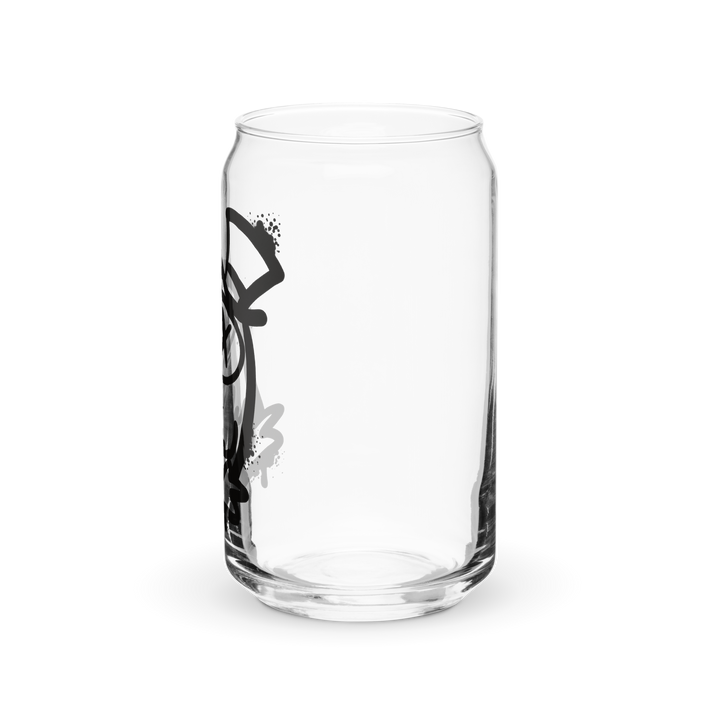 Bicchiere a forma di barattolo GUFETTO 2 NERO OCCHI NERI - Gufetto Brand 