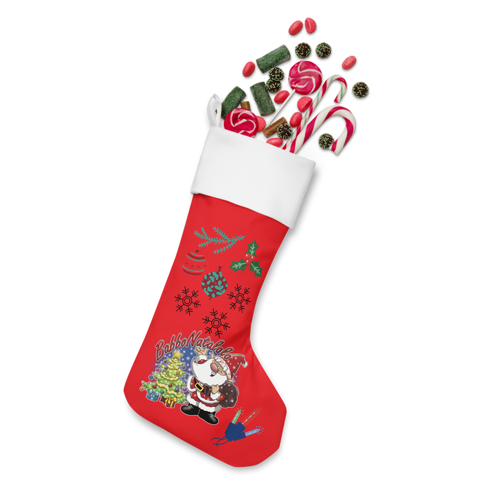 Calza di Natale BABBO NATALOLO - Gufetto Brand 