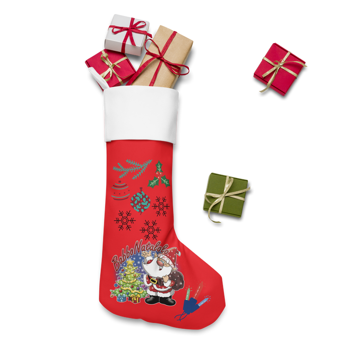 Calza di Natale BABBO NATALOLO - Gufetto Brand 