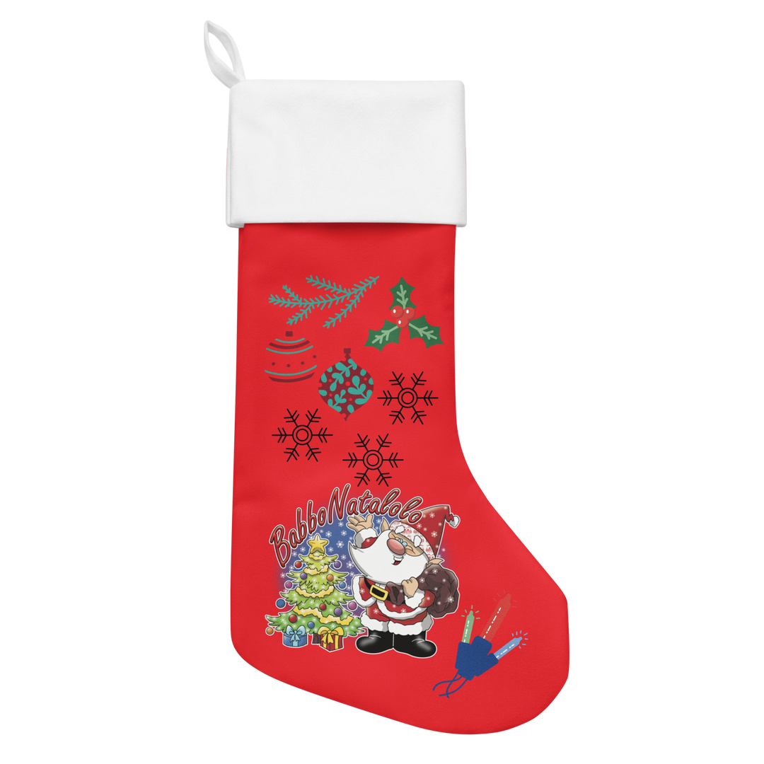 Calza di Natale BABBO NATALOLO - Gufetto Brand 