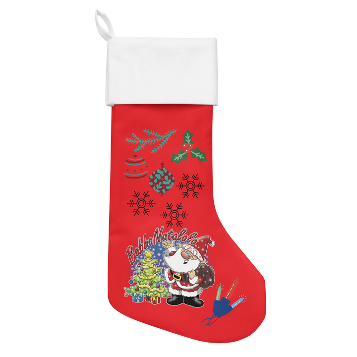 Calza di Natale BABBO NATALOLO - Gufetto Brand 