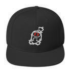 Cappellino snapback (baseball) GUFETTO 2 NERO OCCHI ROSSI - Gufetto Brand 
