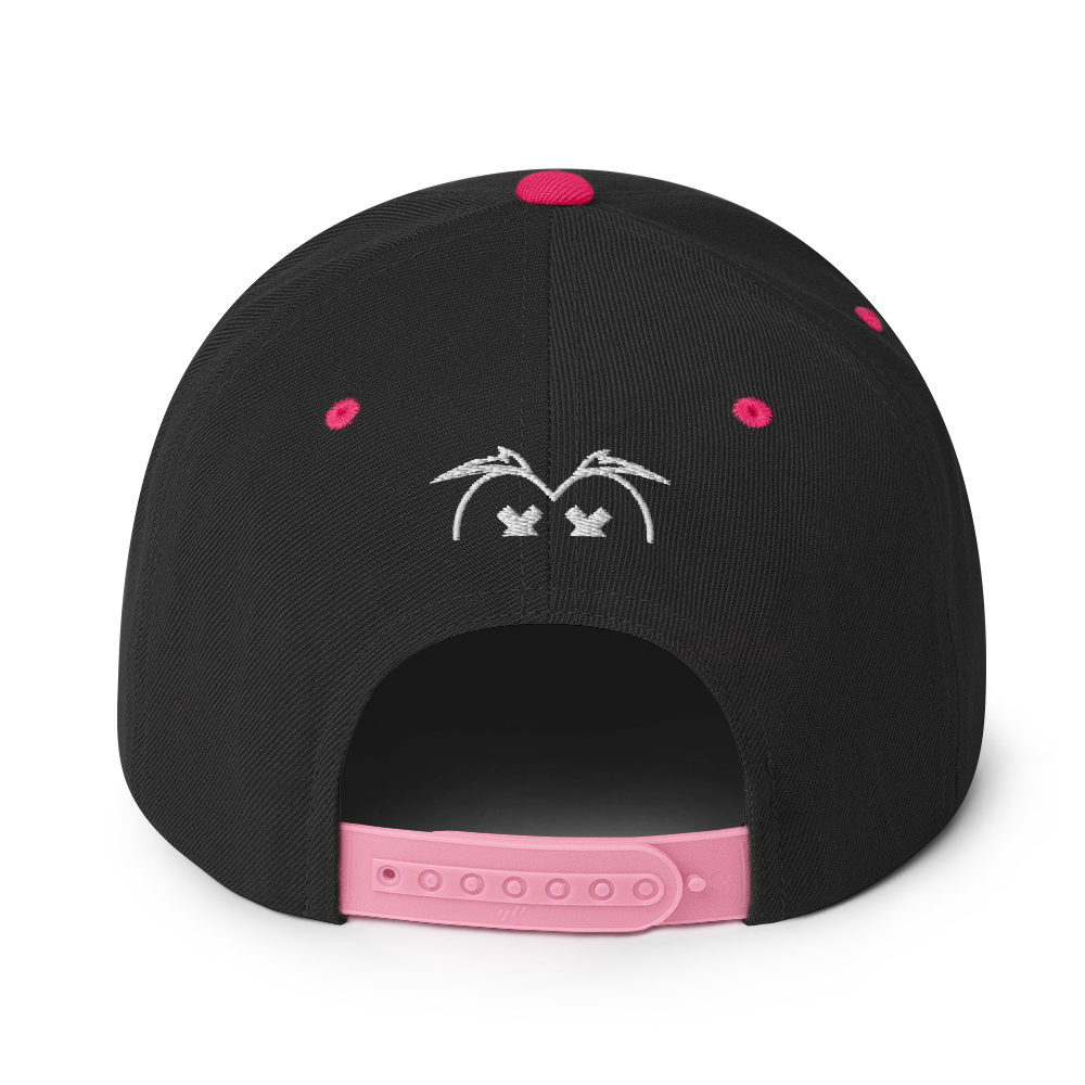 Cappellino snapback (baseball) GUFETTO 1 BIANCO OCCHI ROSSI - Gufetto Brand 