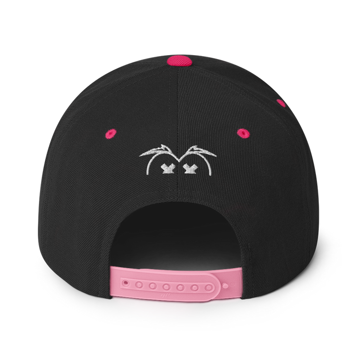 Cappellino snapback (baseball) GUFETTO 1 BIANCO OCCHI ROSSI - Gufetto Brand 