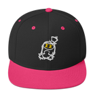 Cappellino snapback (baseball) GUFETTO 2 NERO OCCHI GIALLI - Gufetto Brand 