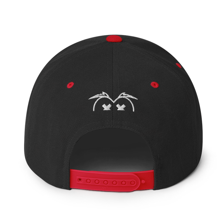 Cappellino snapback (baseball) GUFETTO 1 BIANCO OCCHI ROSSI - Gufetto Brand 