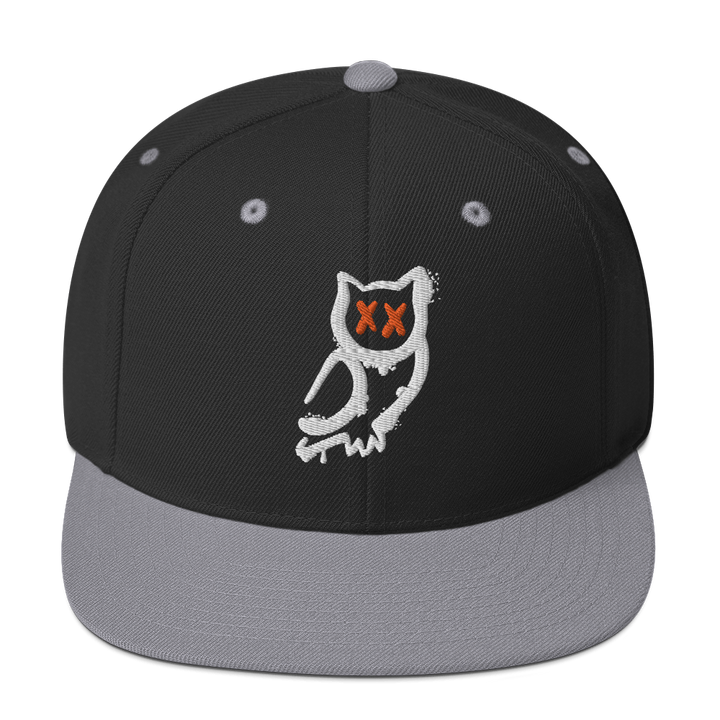 Cappellino snapback (baseball) GUFETTO 1 BIANCO OCCHI ROSSI - Gufetto Brand 