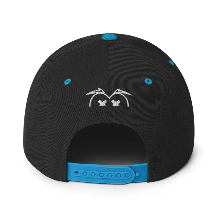 Cappellino snapback (baseball) GUFETTO 1 BIANCO OCCHI ROSSI - Gufetto Brand 