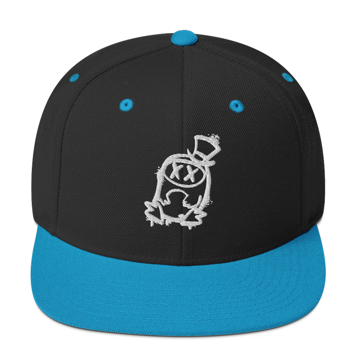 Cappellino snapback (baseball) GUFETTO 2 BIANCO OCCHI BIANCHI - Gufetto Brand 
