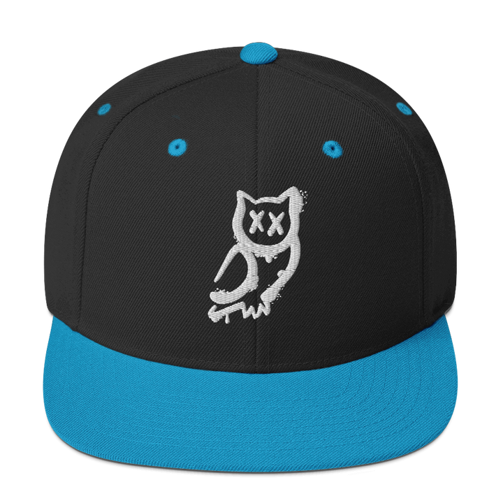 Cappellino snapback (baseball) GUFETTO 1 BIANCO OCCHI BIANCHI - Gufetto Brand 