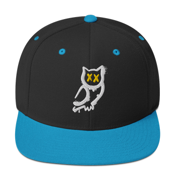 Cappellino snapback (baseball) GUFETTO 1 BIANCO OCCHI GIALLI