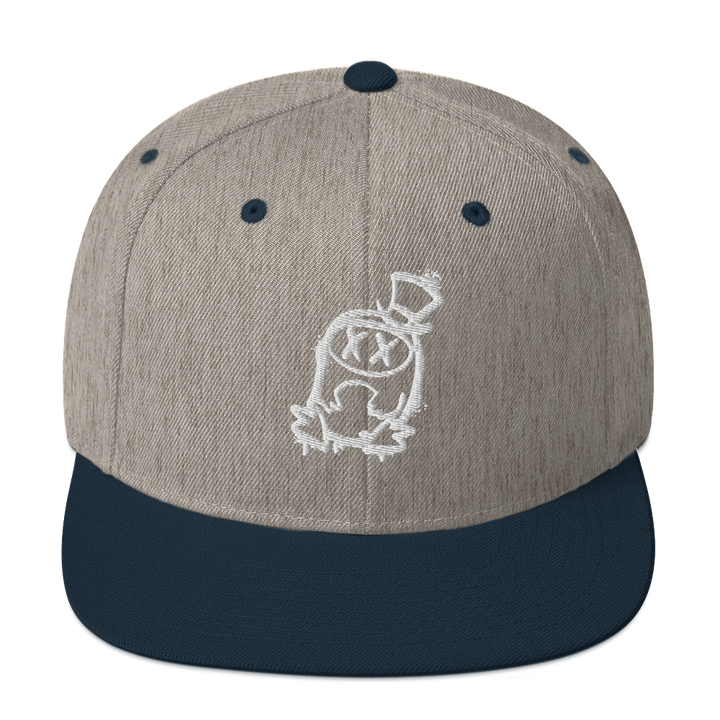 Cappellino snapback (baseball) GUFETTO 2 BIANCO OCCHI BIANCHI - Gufetto Brand 