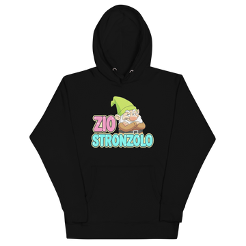Felpa con cappuccio Unisex Donna/Uomo Zio Stronzolo
