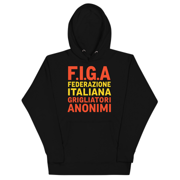 Felpa con cappuccio Unisex Donna/Uomo F.I.G.A.