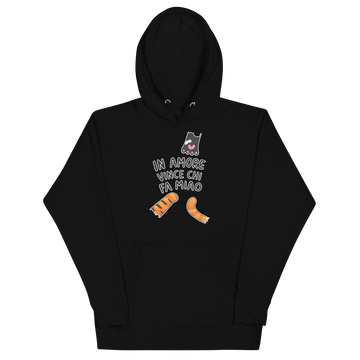 Felpa con cappuccio Unisex Donna/Uomo Miao