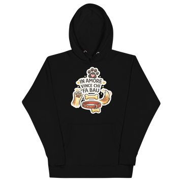 Felpa con cappuccio Unisex Donna/Uomo Bau