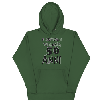 Felpa con cappuccio Unisex Donna/Uomo 50 anni