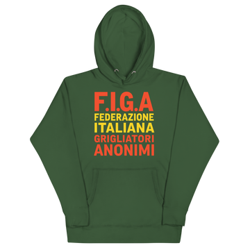 Felpa con cappuccio Unisex Donna/Uomo F.I.G.A.
