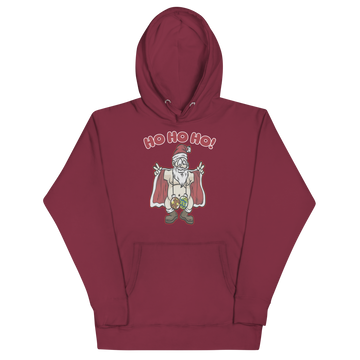 Felpa con cappuccio Unisex Donna/Uomo Ho Ho Ho!