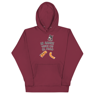 Felpa con cappuccio Unisex Donna/Uomo Miao