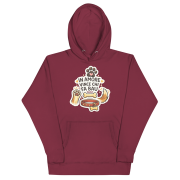 Felpa con cappuccio Unisex Donna/Uomo Bau