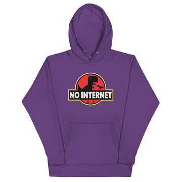 Felpa con cappuccio Unisex Donna/Uomo No Internet